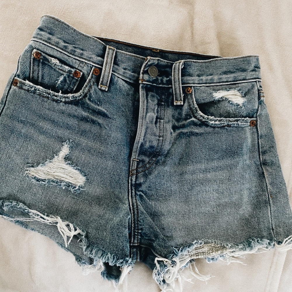 Levis 501 Button Shorts